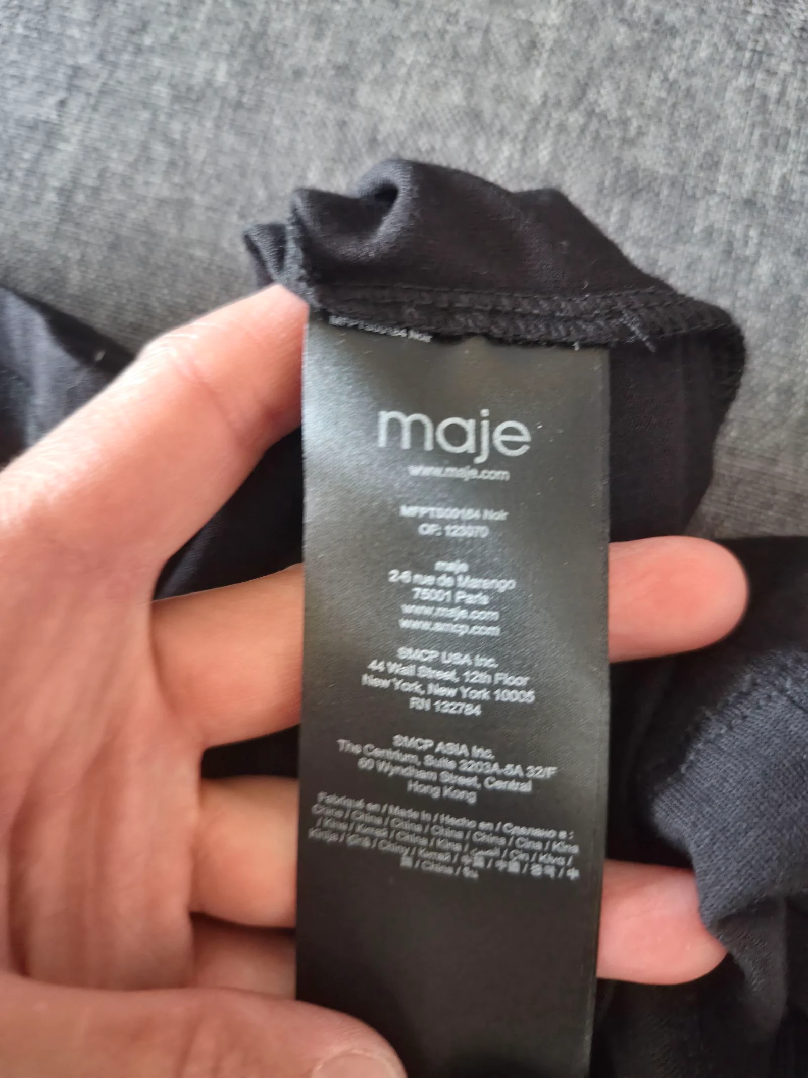 Nieuwe zwarte blouse van Maje Maat 36 – photo 9